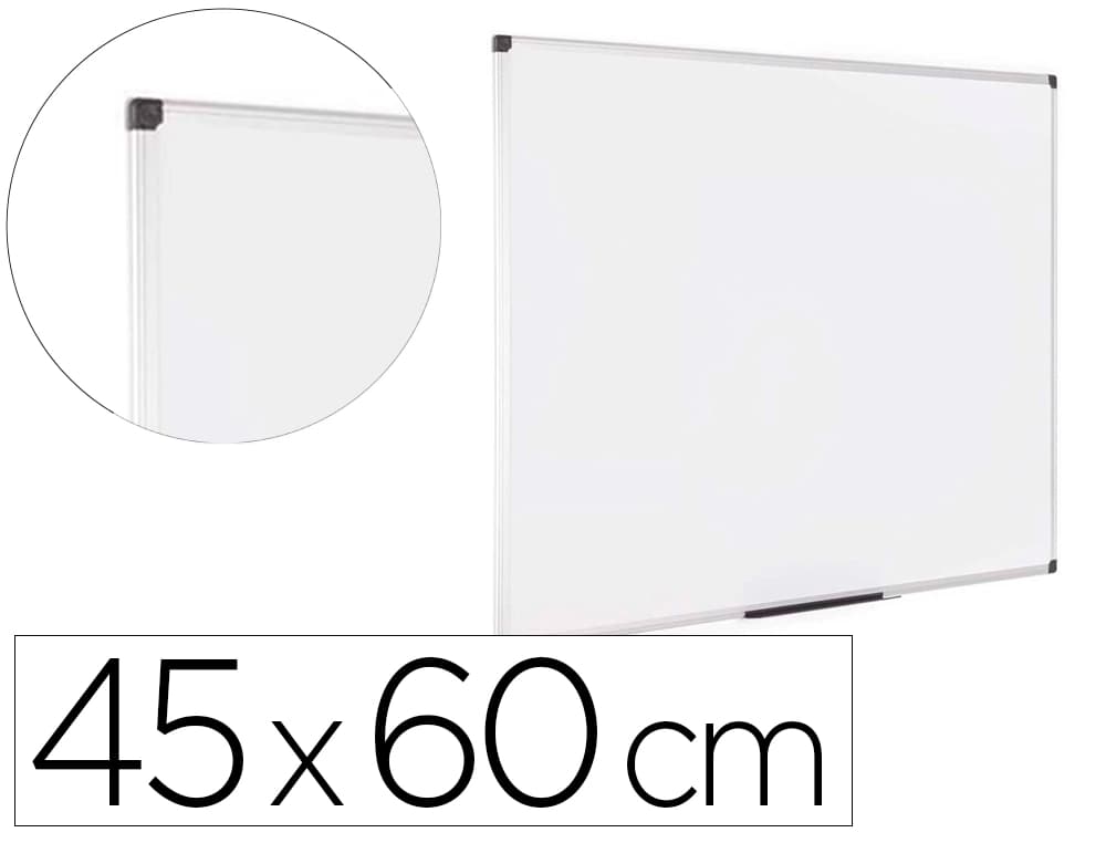 Bi-office Pizarra blanca bi-office earth lacada magnetica marco de aluminio 45x60 cm