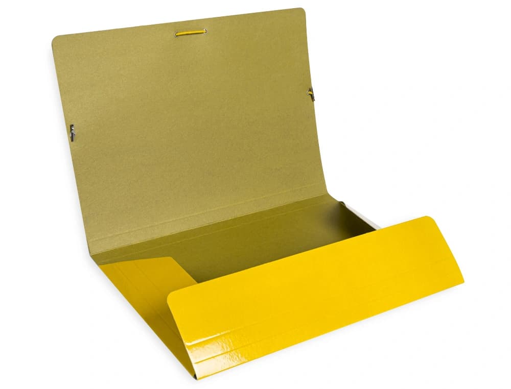 Carpeta liderpapel gomas tres solapas carton plastificado folio colores