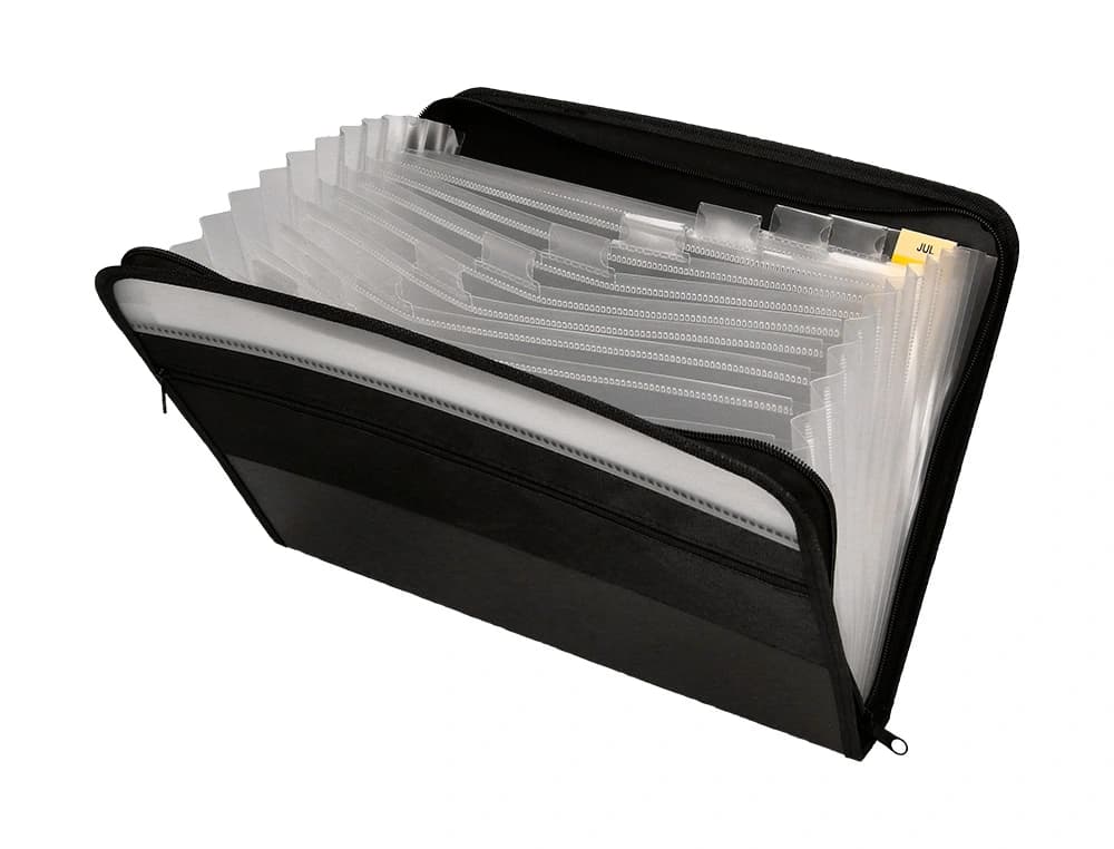 Carpeta liderpapel clasificador fuelle polipropileno din a4 opaco 13 departamentos