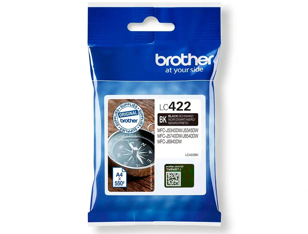 Ink-jet brother lc-422bk negro mfc-j5340dw / mfc-j5740dw / mfc-j6540dw / mfc-j6940dw 550 paginas