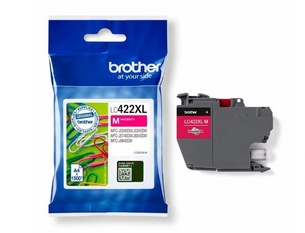 Ink-jet brother lc-422xlm magenta mfc-j5340dw / mfc-j5740dw / mfc-j6540dw / mfc-j6940dw 1500 paginas
