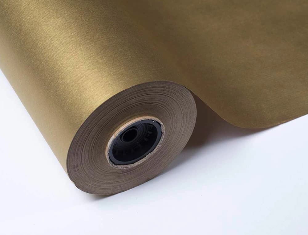 Papel de regalo basika metalizado bobina ancho 31 cm longitud 80 m