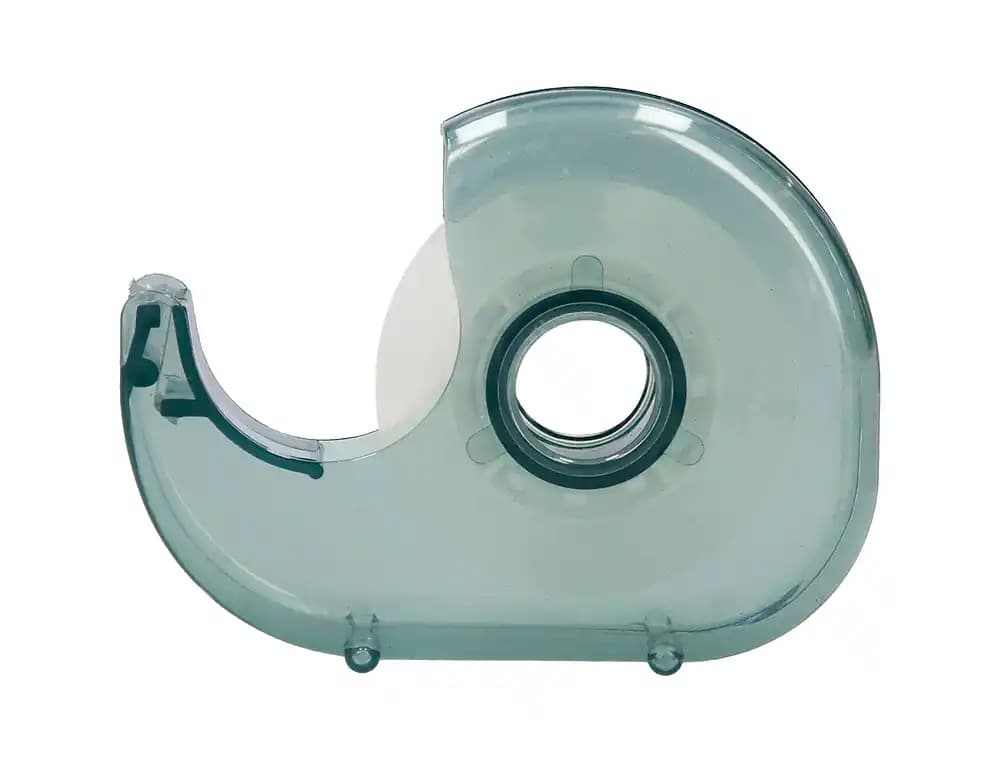 Miniportarrollo liderpapel ecouse 100% plastico reciclado para cinta de 33 mt x 19 mm