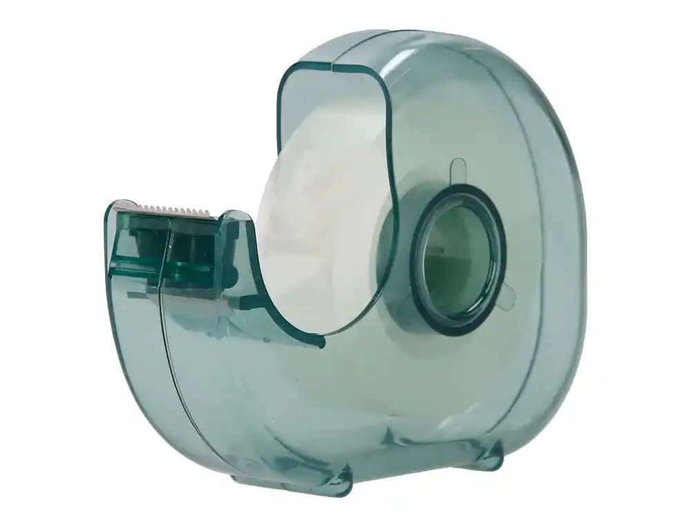 Miniportarrollo liderpapel ecouse 100% plastico reciclado para cinta de 33 mt x 19 mm