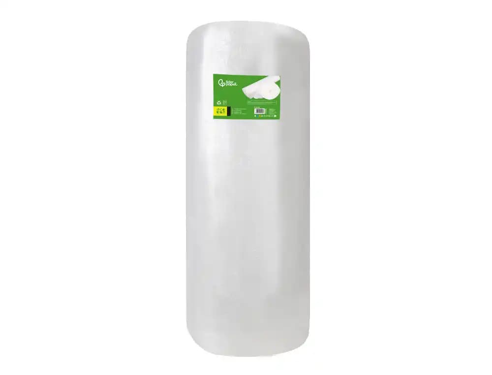 Plastico burbuja liderpapel ecouse 0.60x10m 30% de plastico reciclado