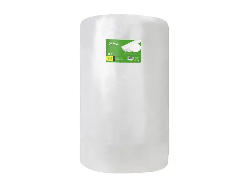 Plastico burbuja liderpapel ecouse 0.60x200m 30% de plastico reciclado
