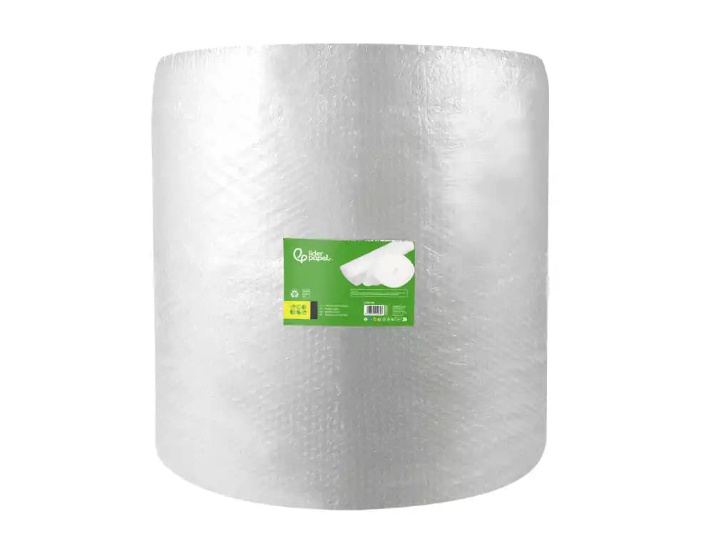 Plastico burbuja liderpapel ecouse 1x50m 30% de plastico reciclado