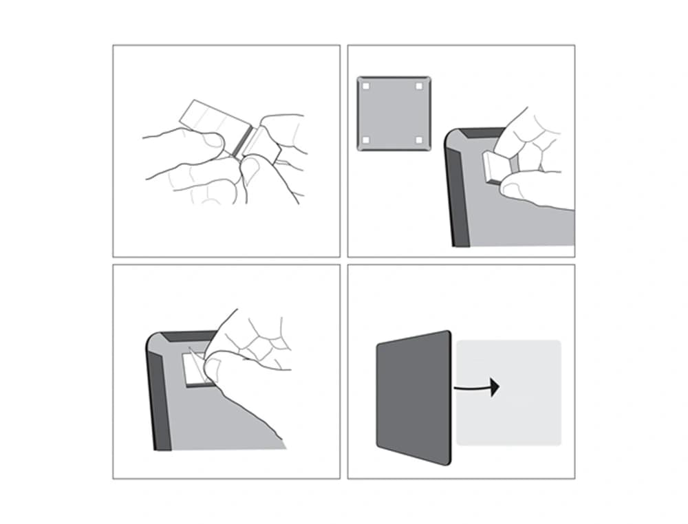 Planificador semanal nobo magnetico + tablero corcho horizontal con marco de aluminio 585x190 mm