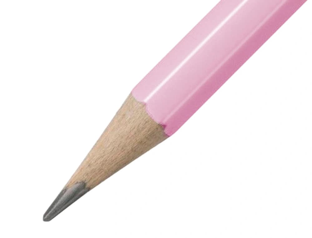 Lapiz de grafito con goma stabilo swano mina 2,2 mm dureza hb pastel