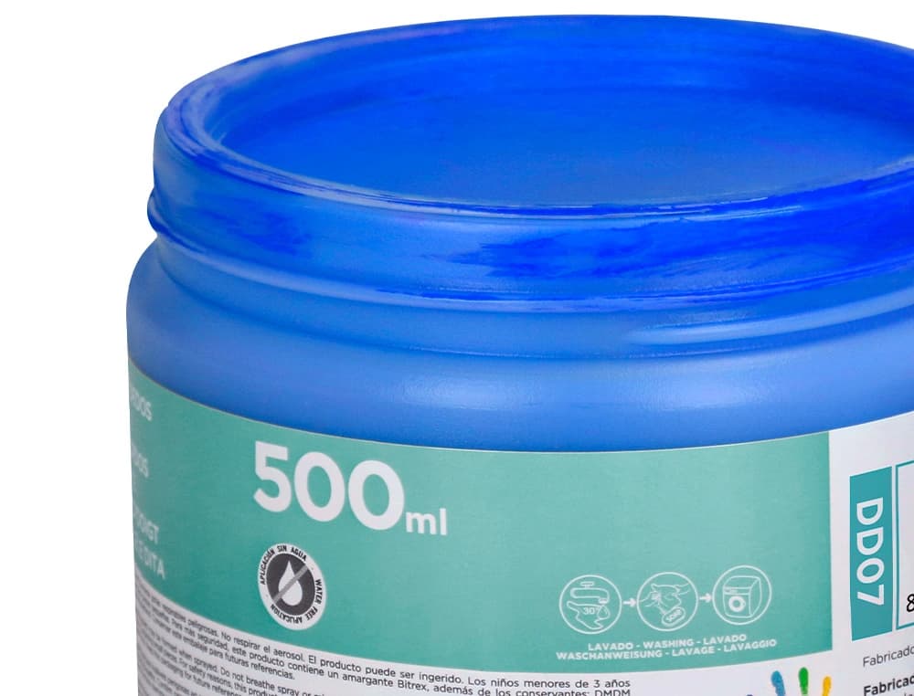 Pintura dedos liderpapel tarrina de 500 ml