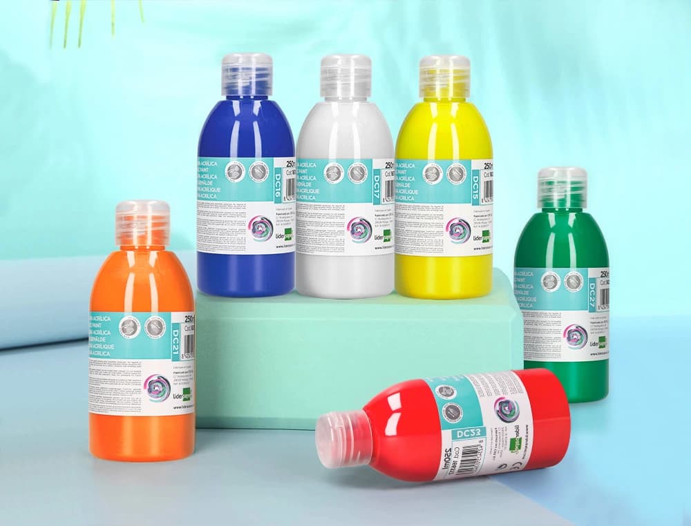 Pintura acrilica liderpapel bote de 250 ml
