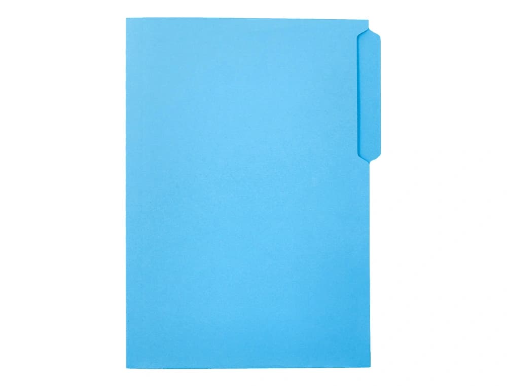 Subcarpeta cartulina liderpapel folio pestaña izquierda 240g/m2