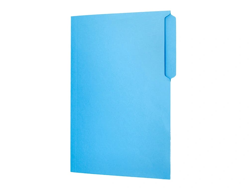 Subcarpeta cartulina liderpapel folio pestaña izquierda 240g/m2