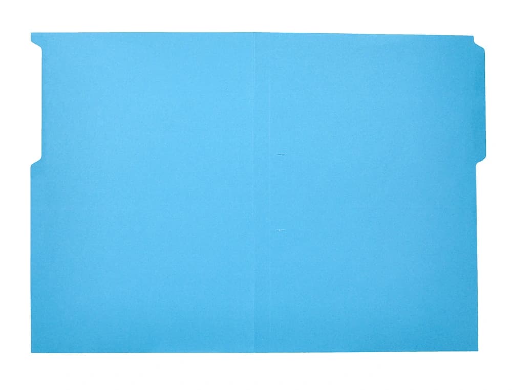 Subcarpeta cartulina liderpapel folio pestaña izquierda 240g/m2