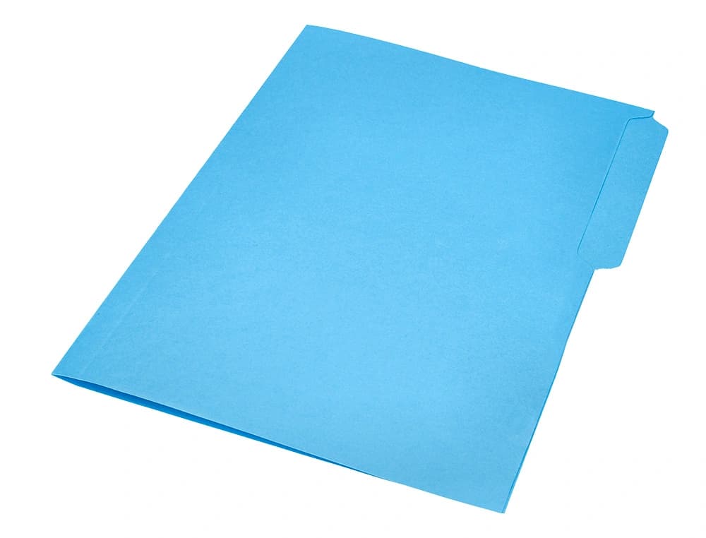 Subcarpeta cartulina liderpapel folio pestaña izquierda 240g/m2