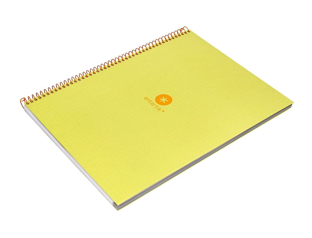 Cuaderno espiral a4 micro antartik dots tapa forrada 80h 90 gr rayado puntos 1 banda 4 taladros