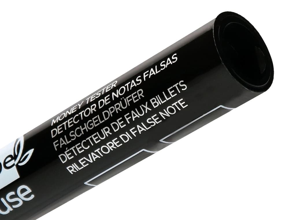 Rotulador liderpapel ecouse detector de billetes falsos cuerpo plastico 100% reciclado en blister