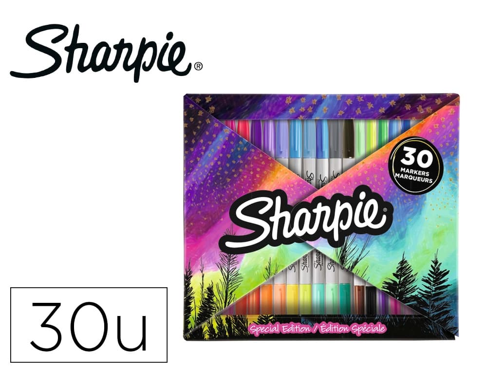 Sharpie Rotulador sharpie fine blister 30 uds. fold + 20 uds.fine + 10 uds. ultrafine