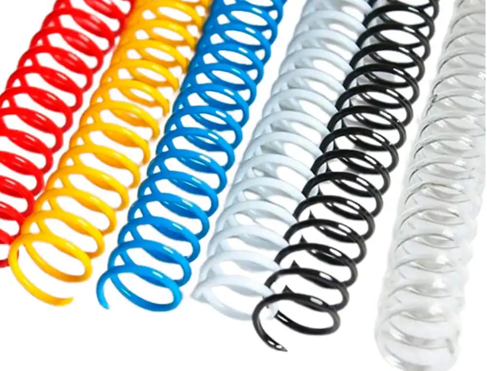 Yosan Espiral plastico yosan paso 64 nº12 colores surtidos caja de 100 unidades