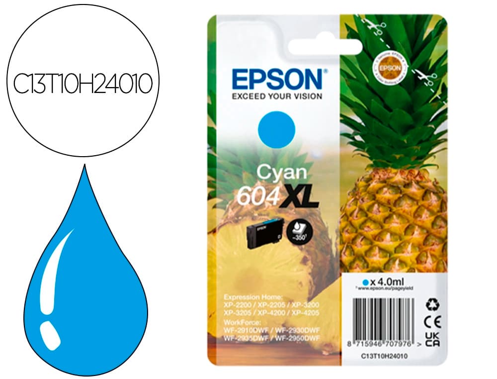Epson Ink-jet epson 604xl expression home xp-2200 / 2205 / 3200 / 3205 / 4200 / 4205 / wf-2910 series color