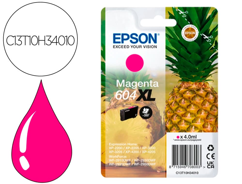 Epson Ink-jet epson 604xl expression home xp-2200 / 2205 / 3200 / 3205 / 4200 / 4205 / wf-2910 series color