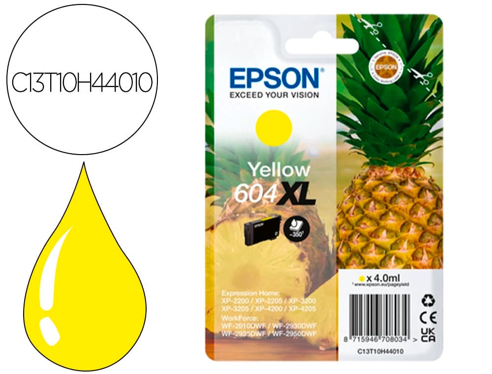 Epson Ink-jet epson 604xl expression home xp-2200 / 2205 / 3200 / 3205 / 4200 / 4205 / wf-2910 series color