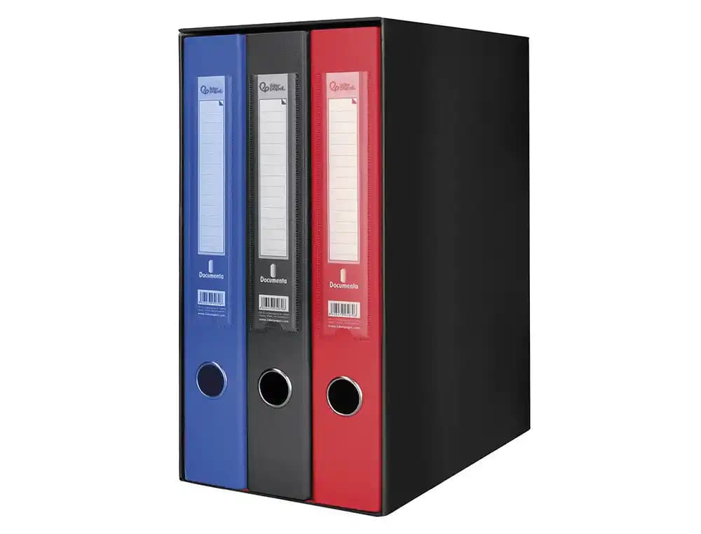 Modulo liderpapel 3 archivadores folio 2 anillas mixtas 40mm