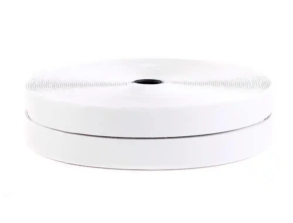 Cinta de cierre adhesiva liderpapel velcro blanco 20mm x 25m
