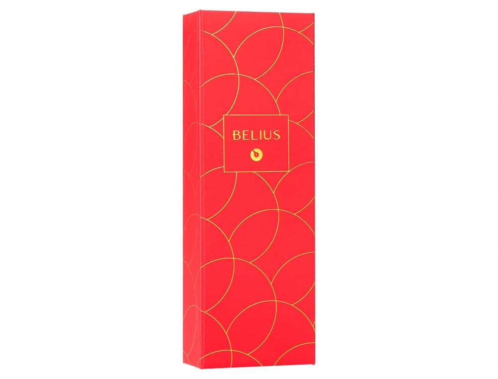Pluma belius passion dor aluminio textura cepillada y caja de diseño