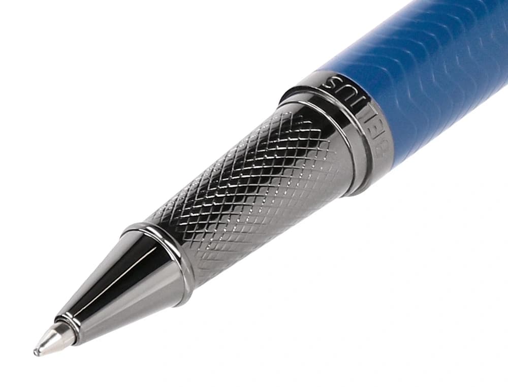 Boligrafo belius neptuno aluminio textura wavy caja de diseño