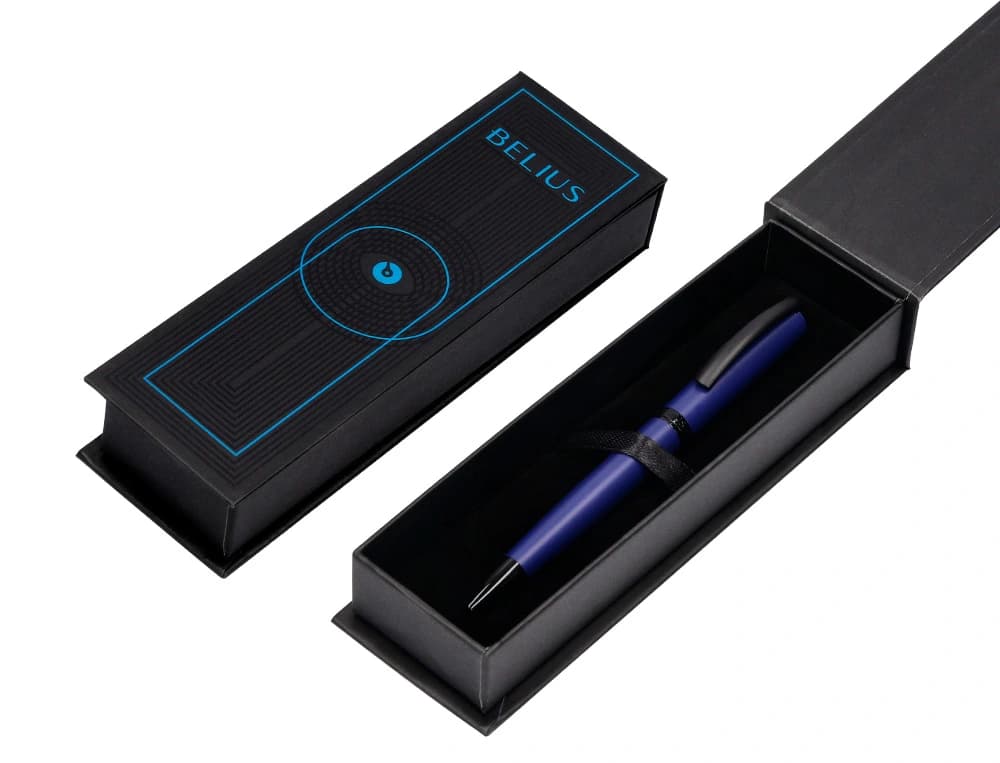 Boligrafo belius turbo aluminio y caja de diseño