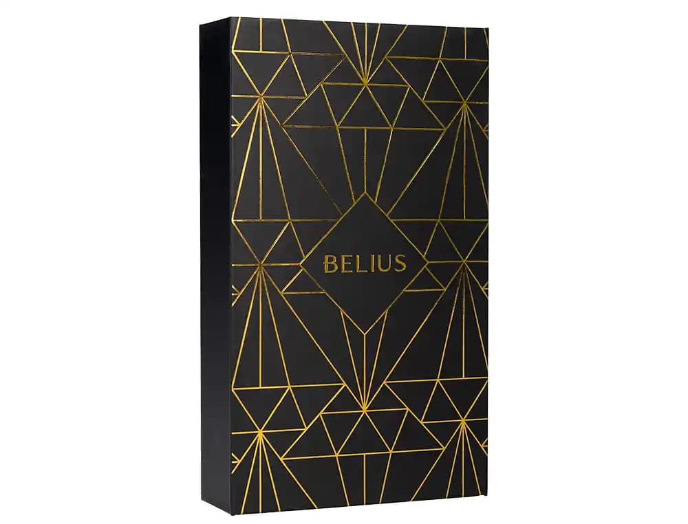 Boligrafo y estuche belius soiree color art deco y caja de diseño
