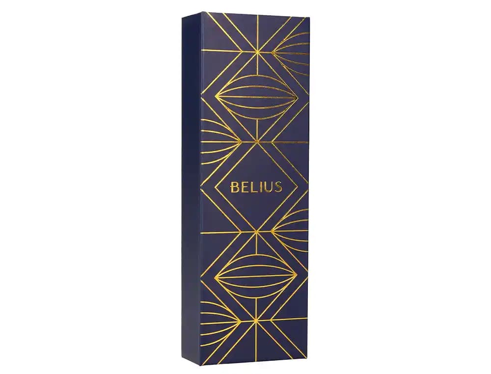 Boligrafo belius soiree aluminio color art deco y caja de diseño