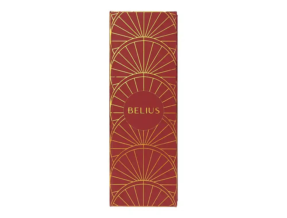 Boligrafo belius soiree aluminio color art deco y caja de diseño