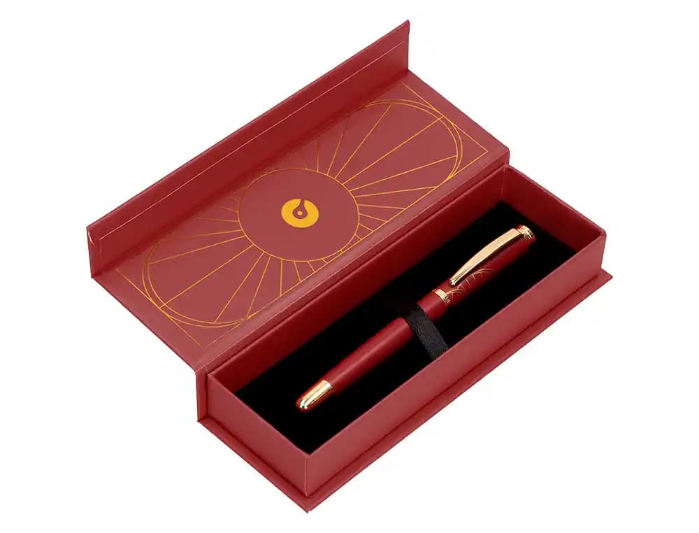 Boligrafo belius soiree aluminio color art deco y caja de diseño