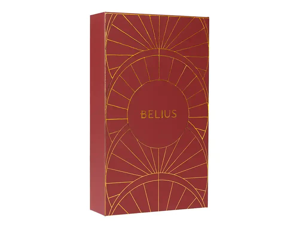 Boligrafo y estuche belius soiree color art deco y caja de diseño