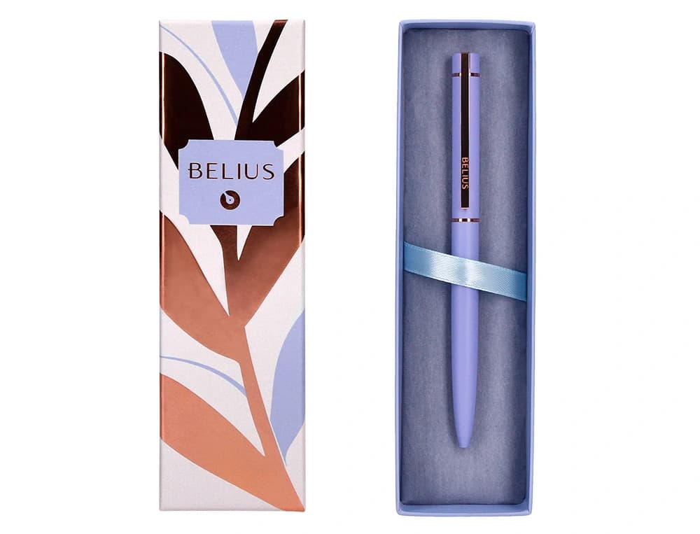 Boligrafo belius rose aluminio caja de diseño