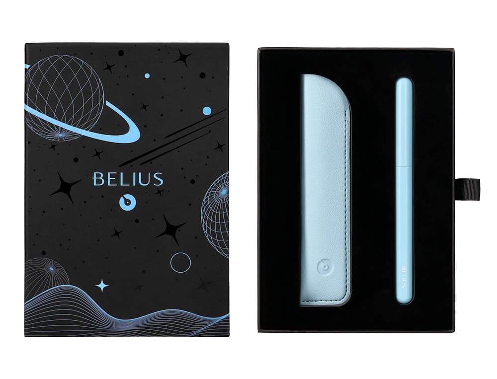 Roller y funda de similpiel belius space b color minimalista caja de diseño