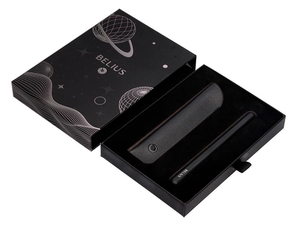 Roller y funda de similpiel belius space b color minimalista caja de diseño