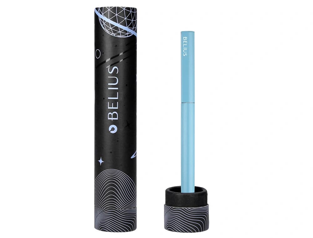 Boligrafo belius rocket b aluminio color minimalista caja cilindrica
