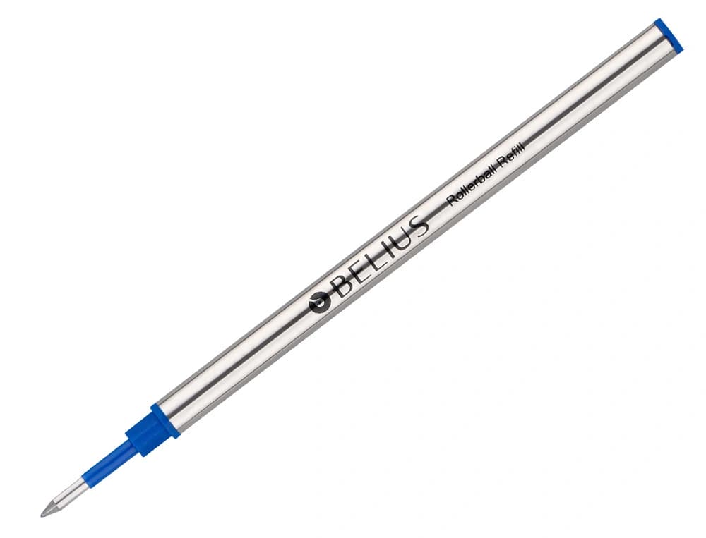 Recambio de roller Belius de punta media de 0,7 mm, caja de 3 unidades – Azul