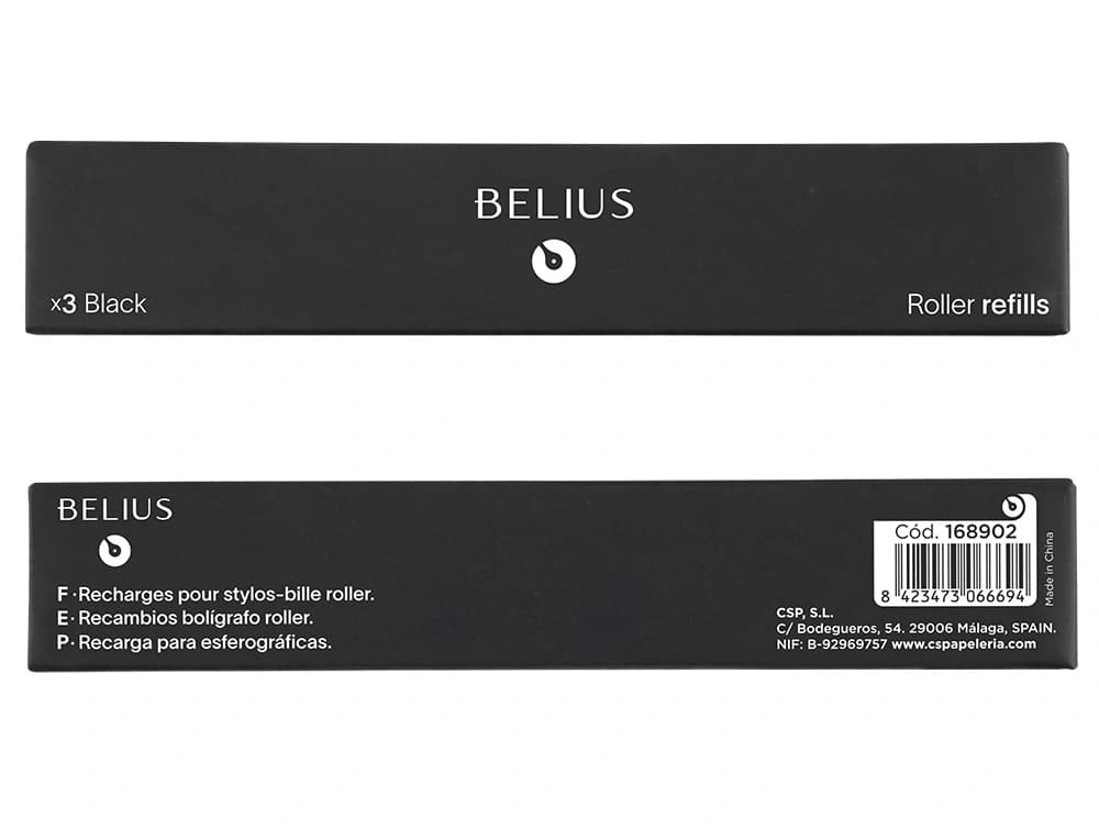 Recambio roller belius 0,7 mm caja 3 unidades