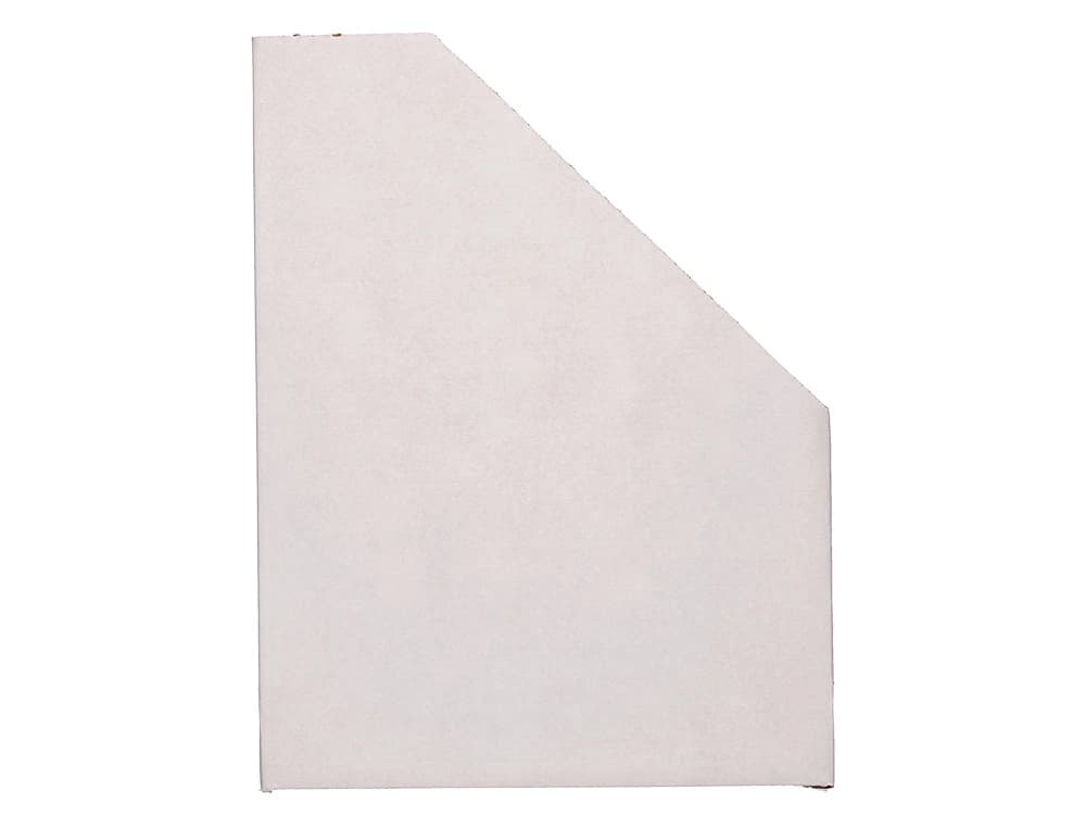 Revistero liderpapel ecouse carton 100% reciclado color blanco 256x100x335 mm