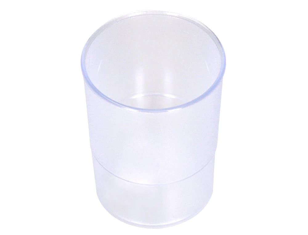 Cubilete portalapices q-connect plastico diametro 75 mm alto 100 mm