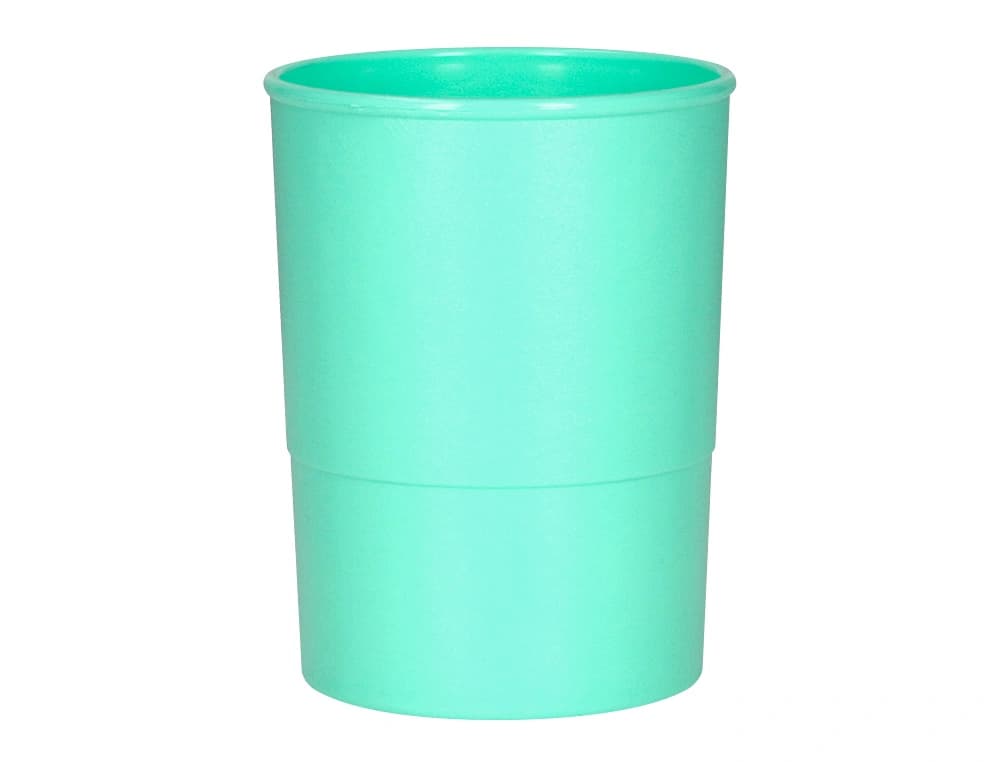 Cubilete portalapices q-connect opaco plastico diametro 75 mm alto 100 mm