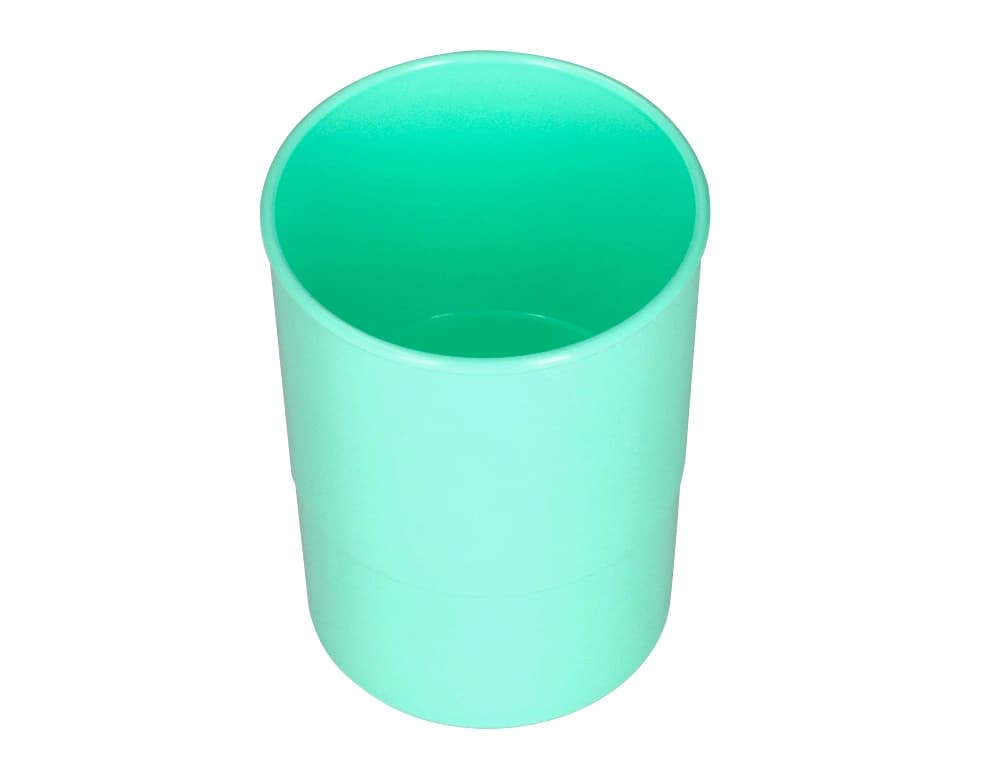 Cubilete portalapices q-connect opaco plastico diametro 75 mm alto 100 mm