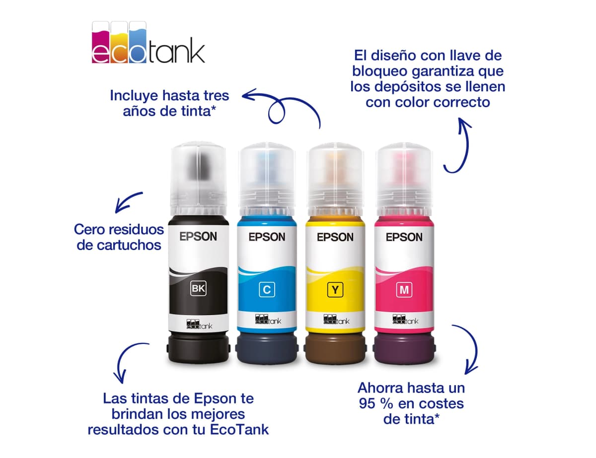 Tinta epson ecotank 103 l3110/3150/3151/5190 botella de 65 ml