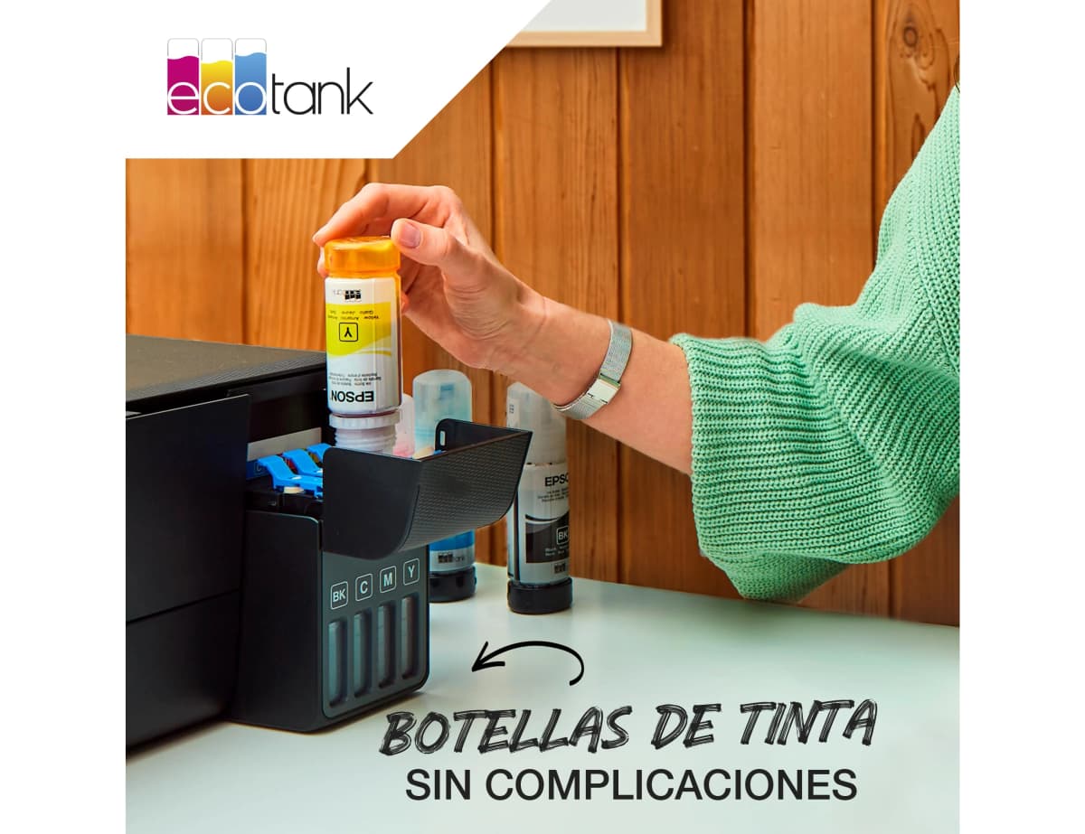 Tinta epson ecotank 103 l3110/3150/3151/5190 botella de 65 ml