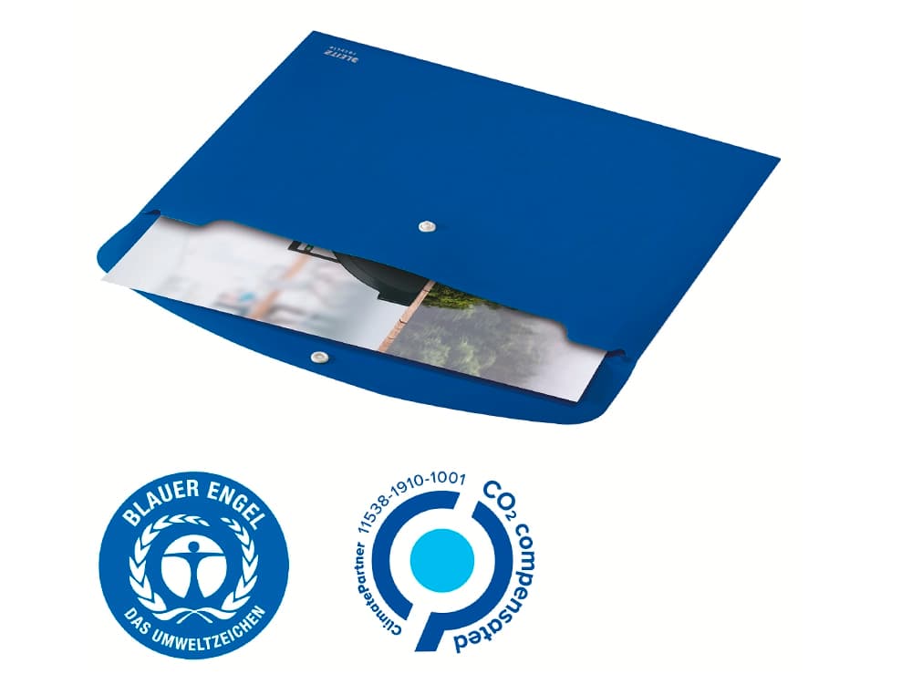 Carpeta leitz recycle portadocumentos broche din a4 polipropileno