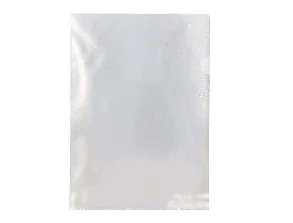 Carpeta q-connect dossier uñero plastico folio transparente 110 micras